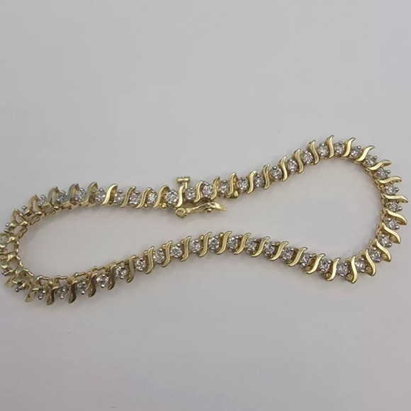 Stunning 5.88 CT Natural Diamonds on 14K Tennis Bracelet, 7.5” 11.5 grams - Picture 14 of 15